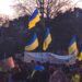 Une manifestation contre la guerre d'Ukraine