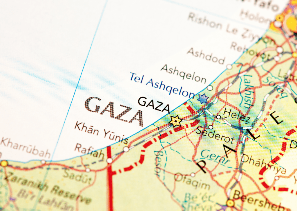 carte de Gaza